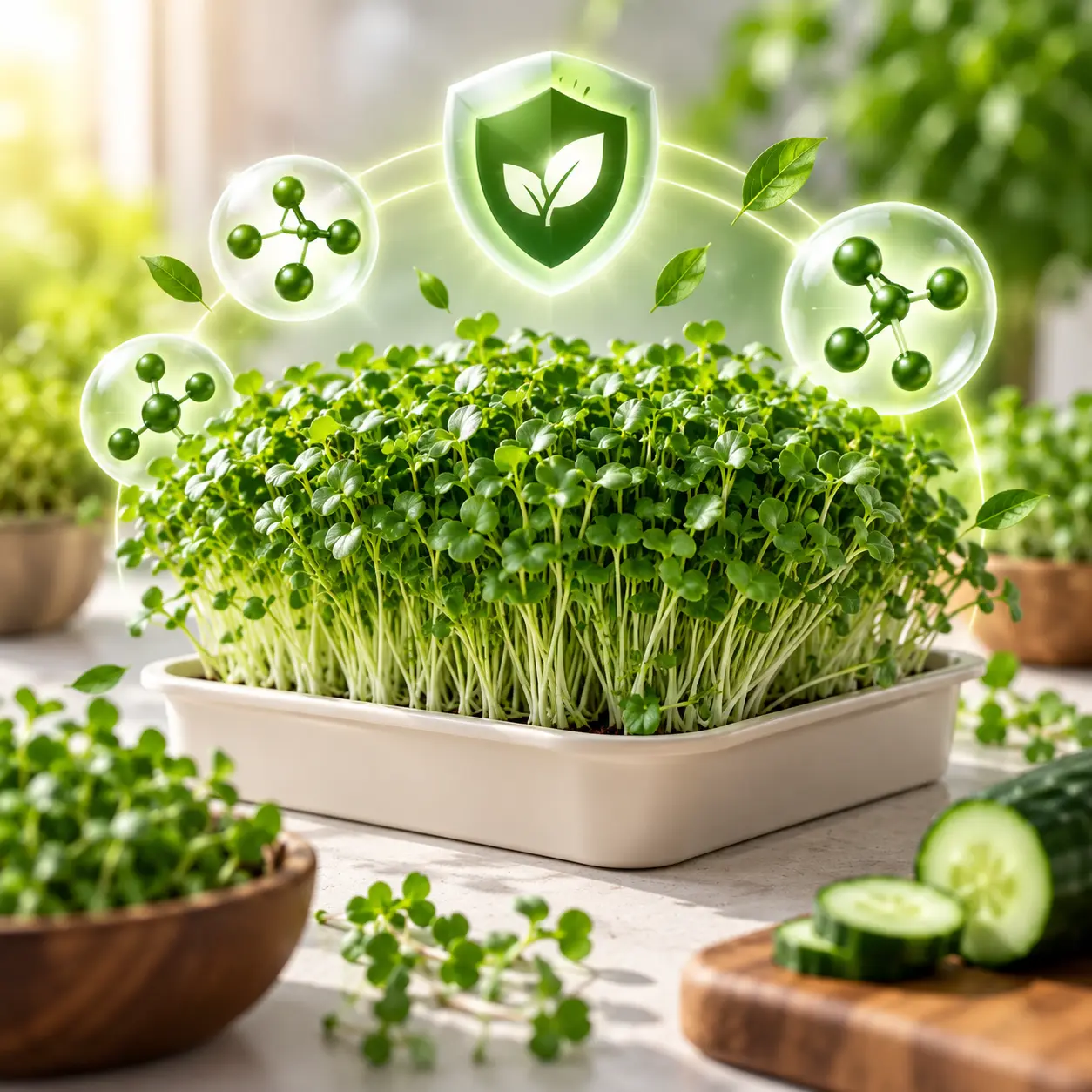 Nutrient-dense sprouted greens